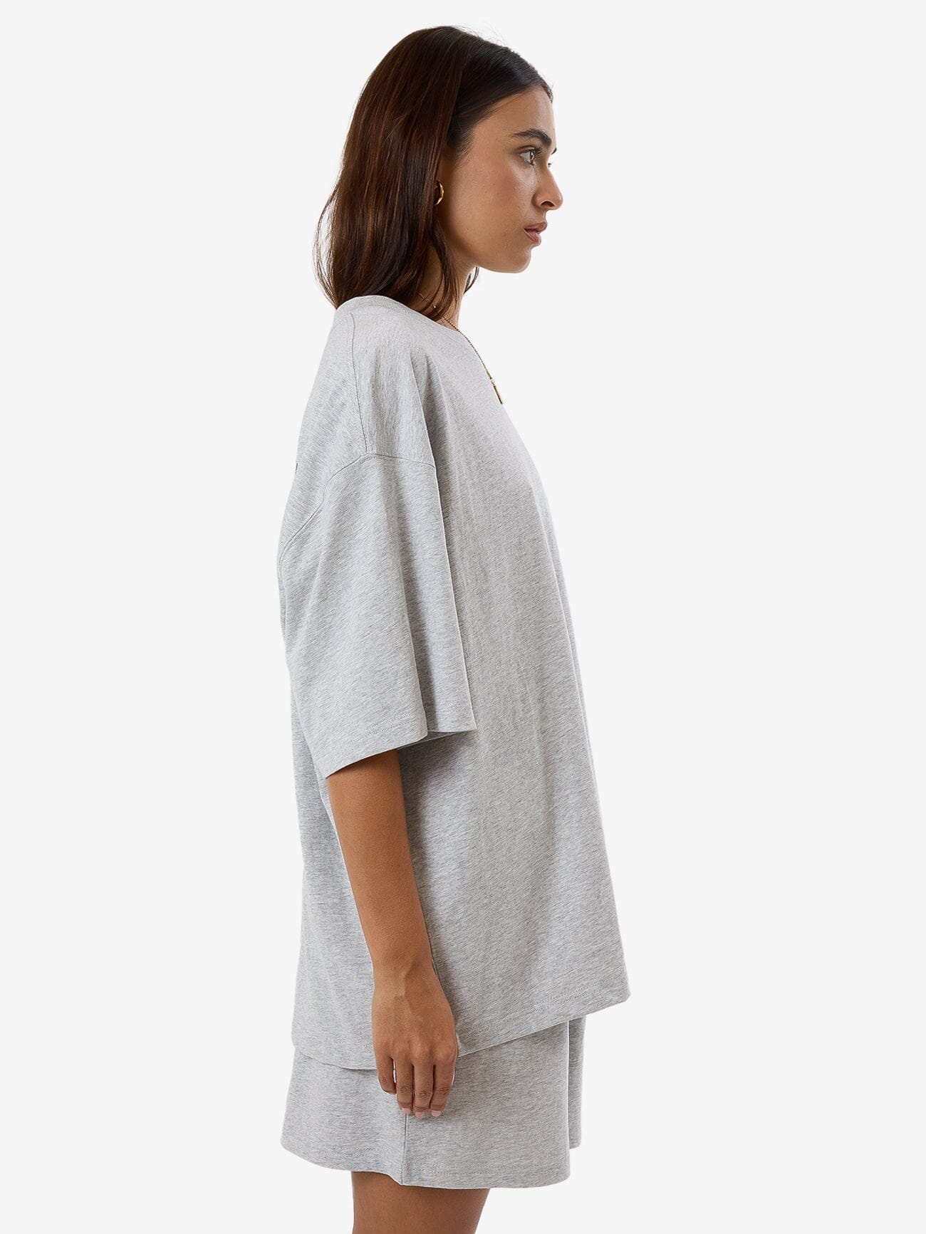 Special Offer Oversized Tee - Snow Marle 4