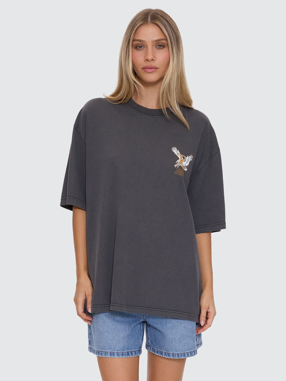 Target Eyes Oversized Tee - Merch Black 4