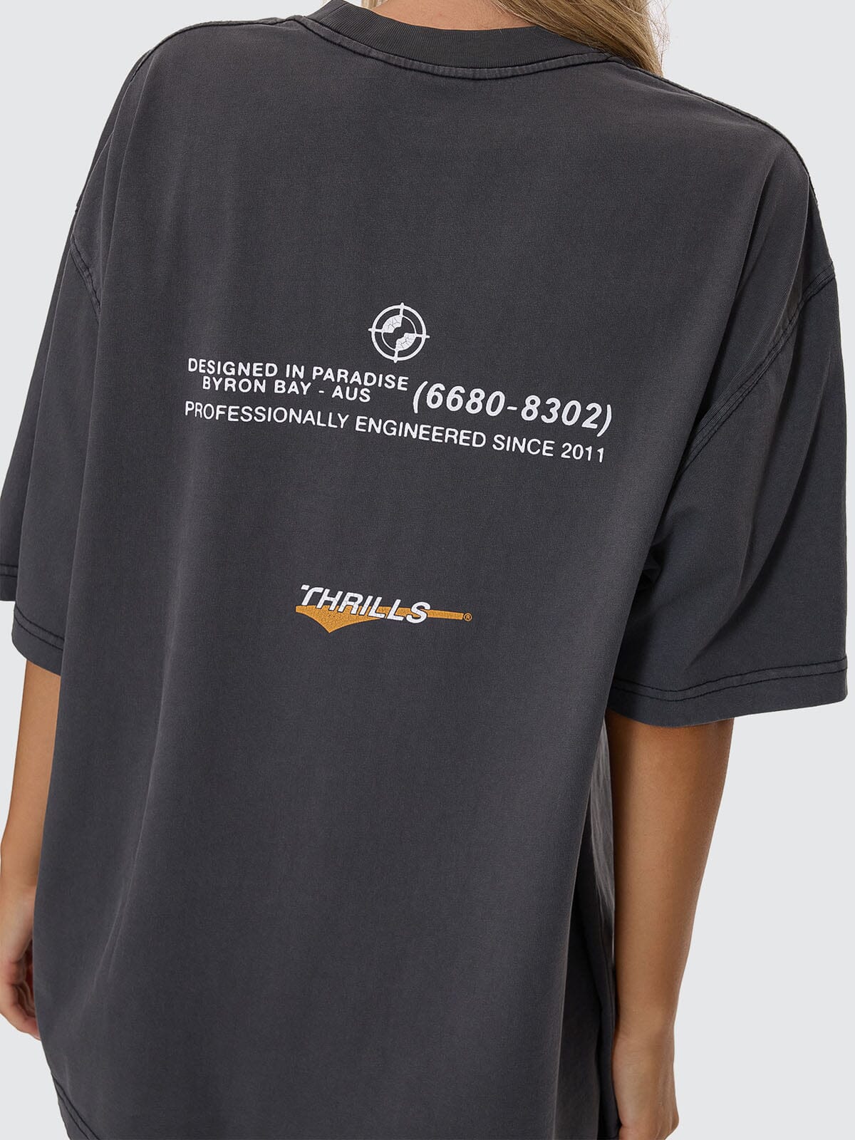 Target Eyes Oversized Tee - Merch Black 4