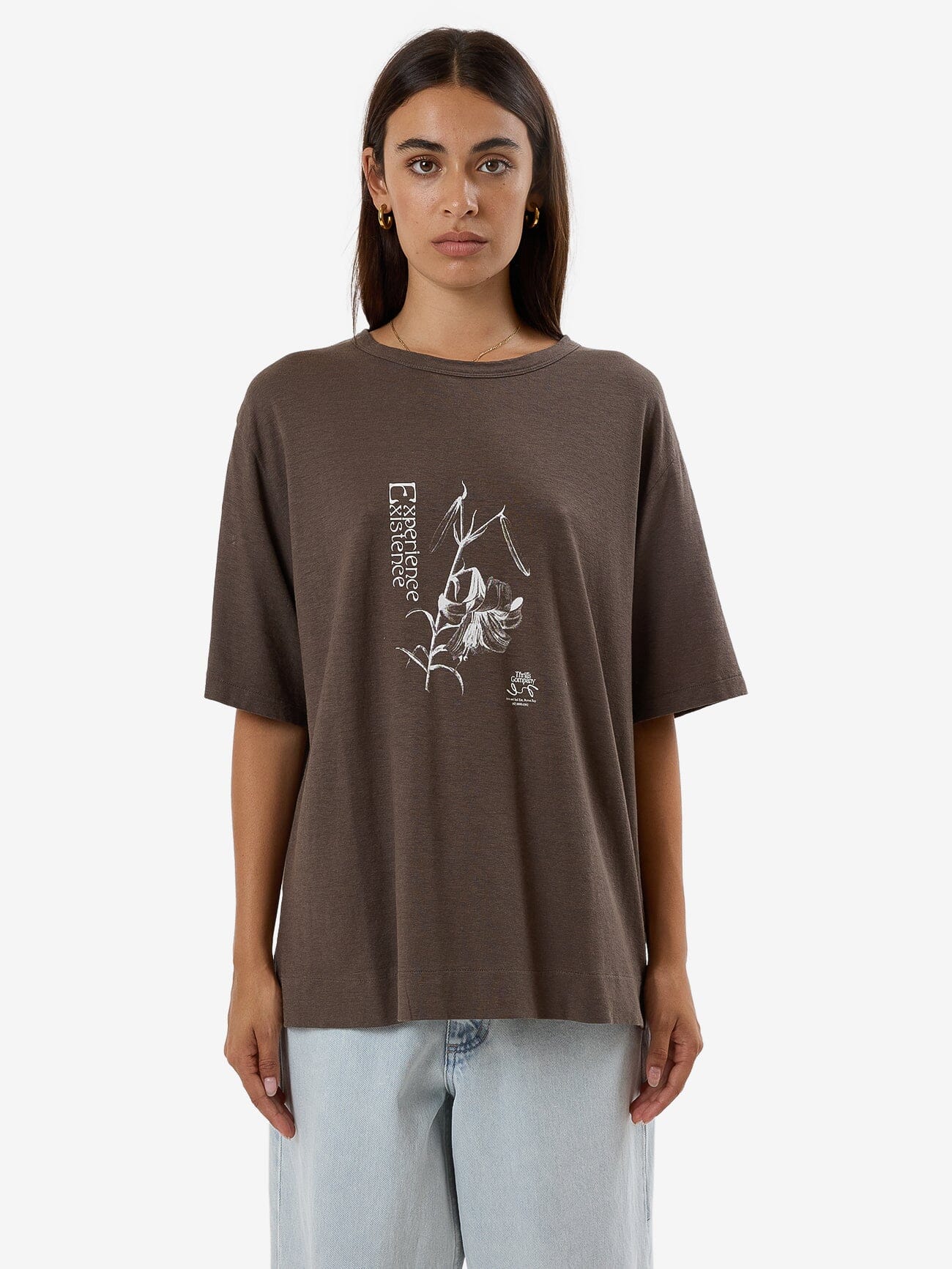 Lilium Hemp Box Tee - Tarmac 4