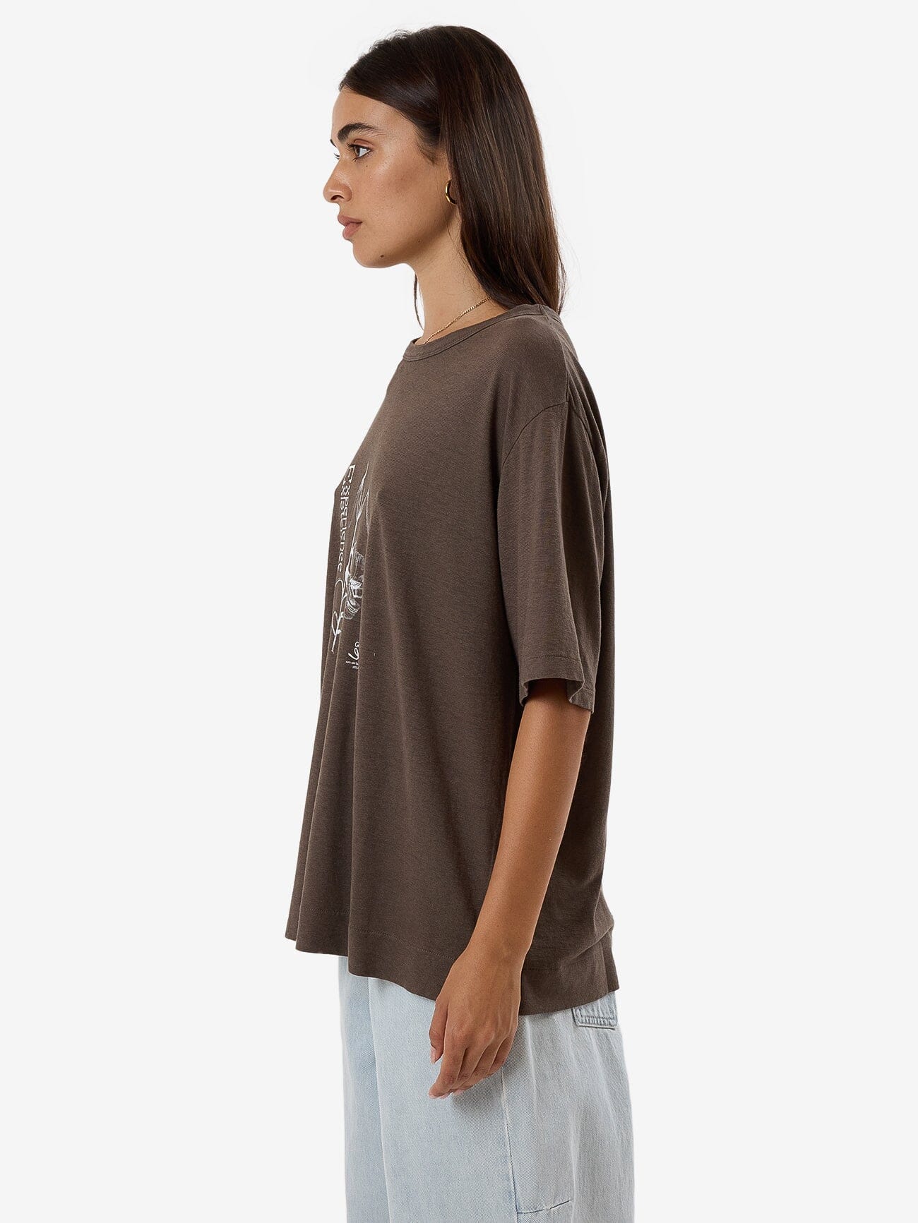 Lilium Hemp Box Tee - Tarmac 4