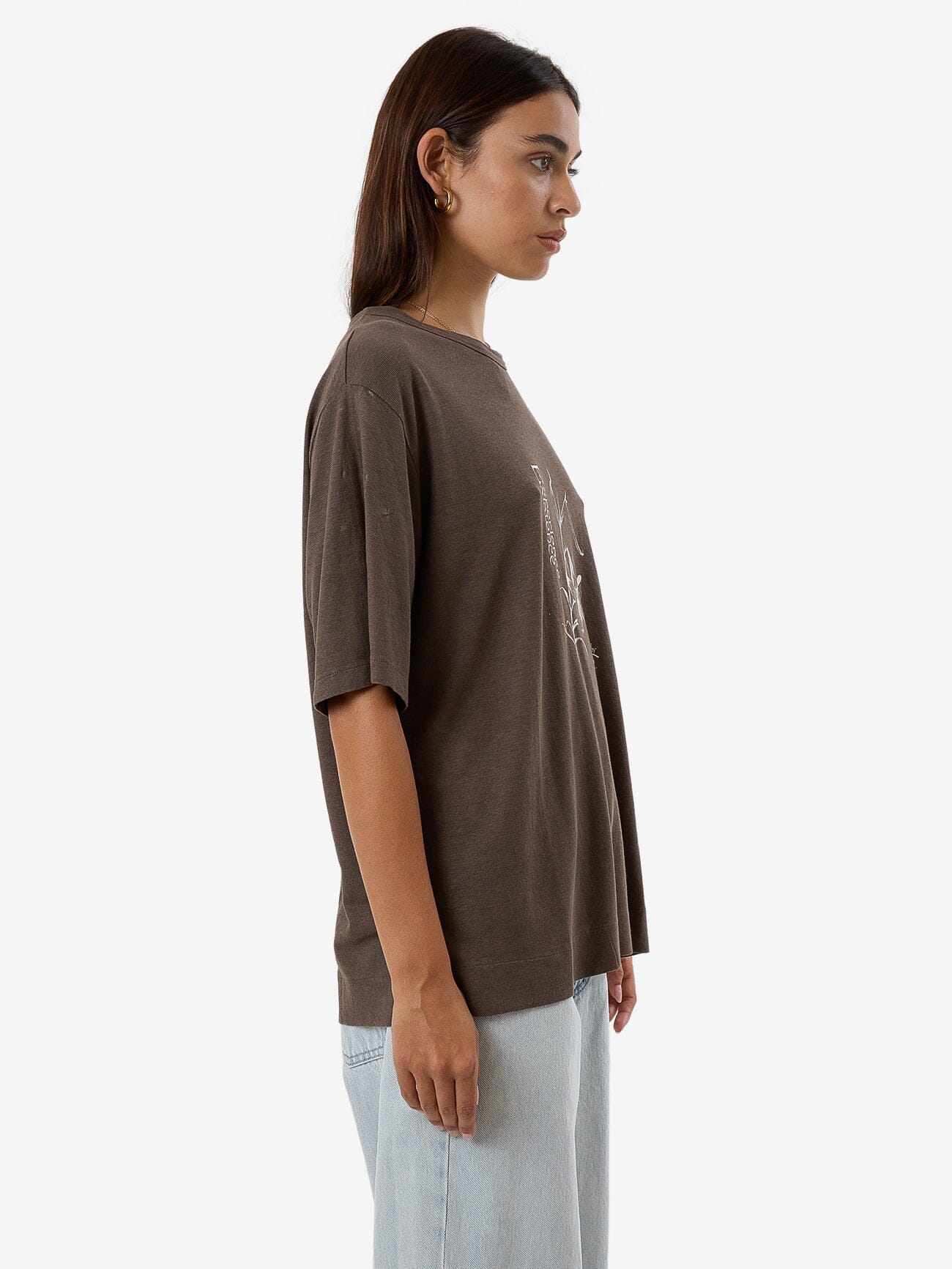 Lilium Hemp Box Tee - Tarmac 4