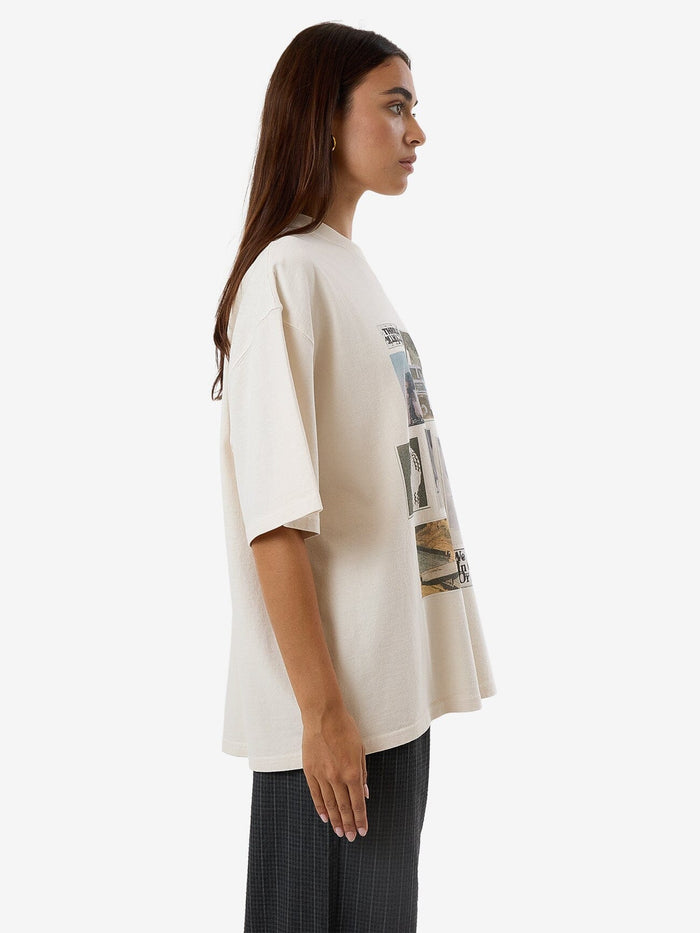 One Way Or Another Oversized Tee - Heritage White 4