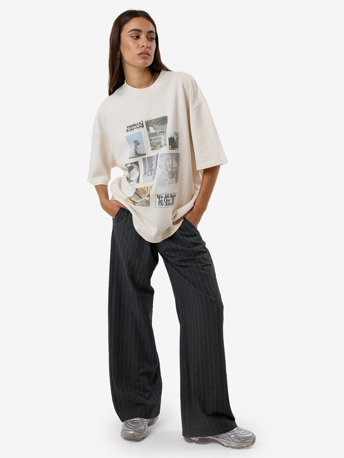 One Way Or Another Oversized Tee - Heritage White 4