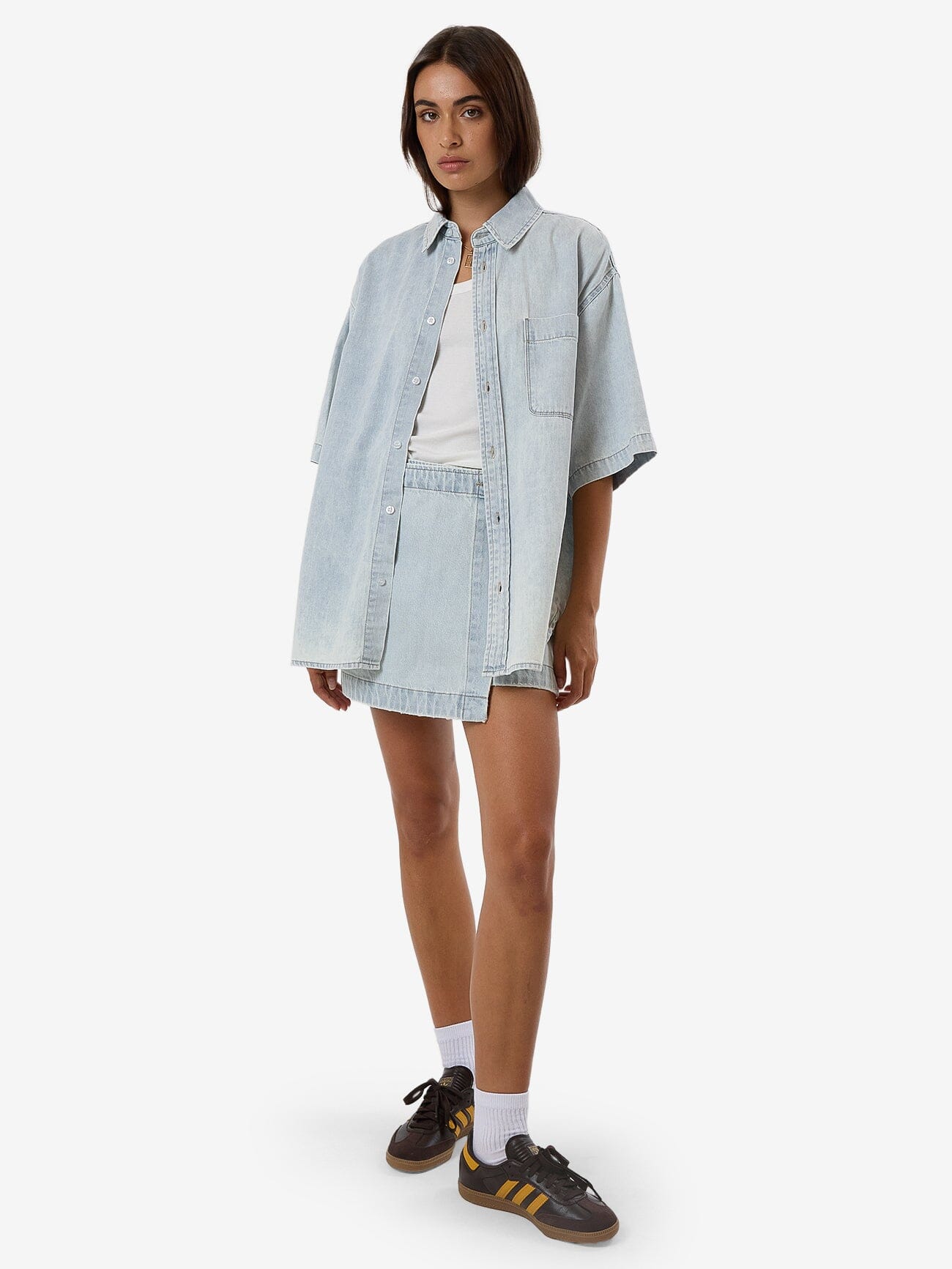 Darian Denim Shirt - Dirty Fade 4