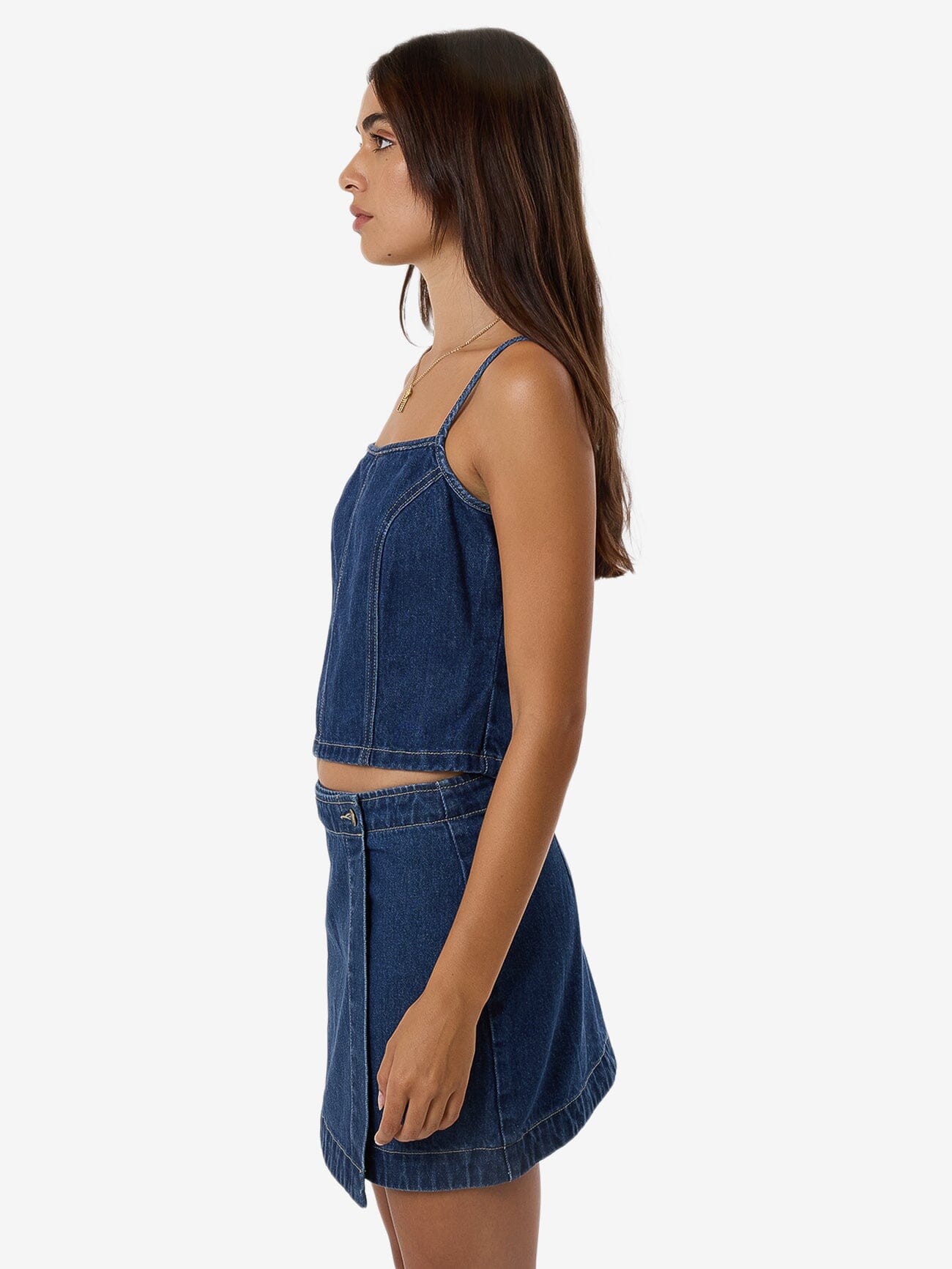 Rory Denim Top - Union Blue 4