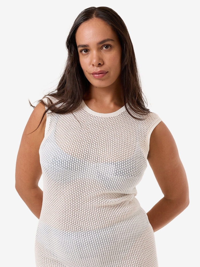 Drop Needle Dress - Unbleached