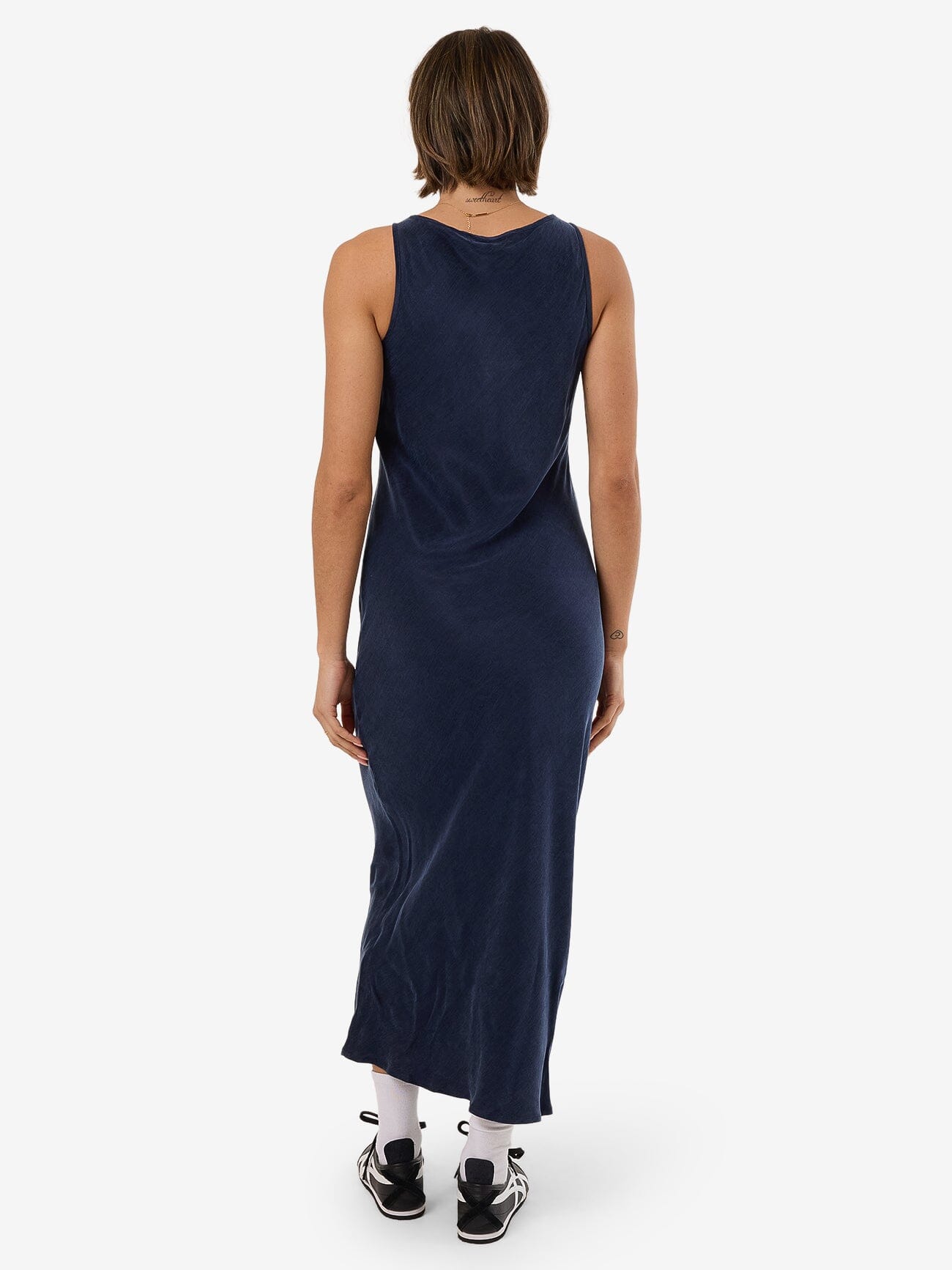 Indigo Slip Dress - Oxford Blue