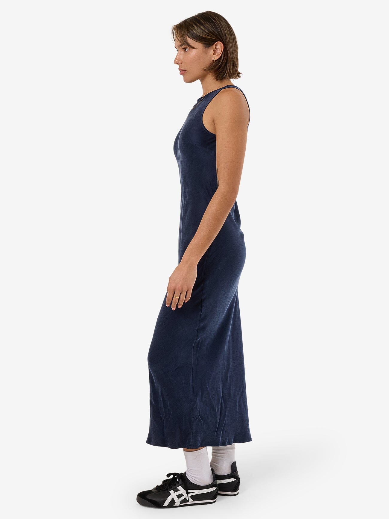 Indigo Slip Dress - Oxford Blue