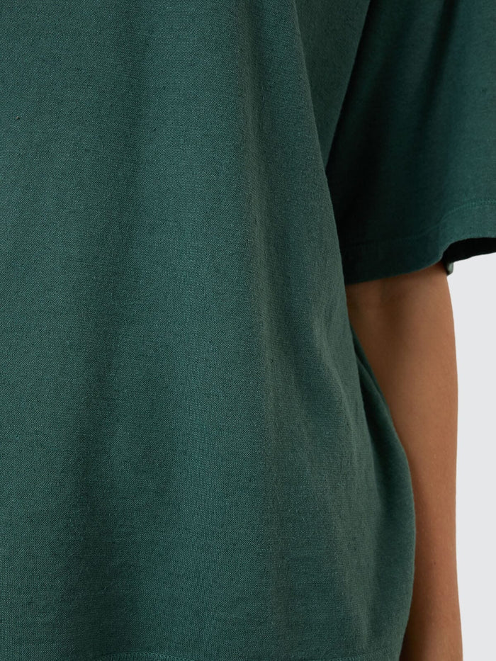 Hemp Square Tee - Sea Pine 4