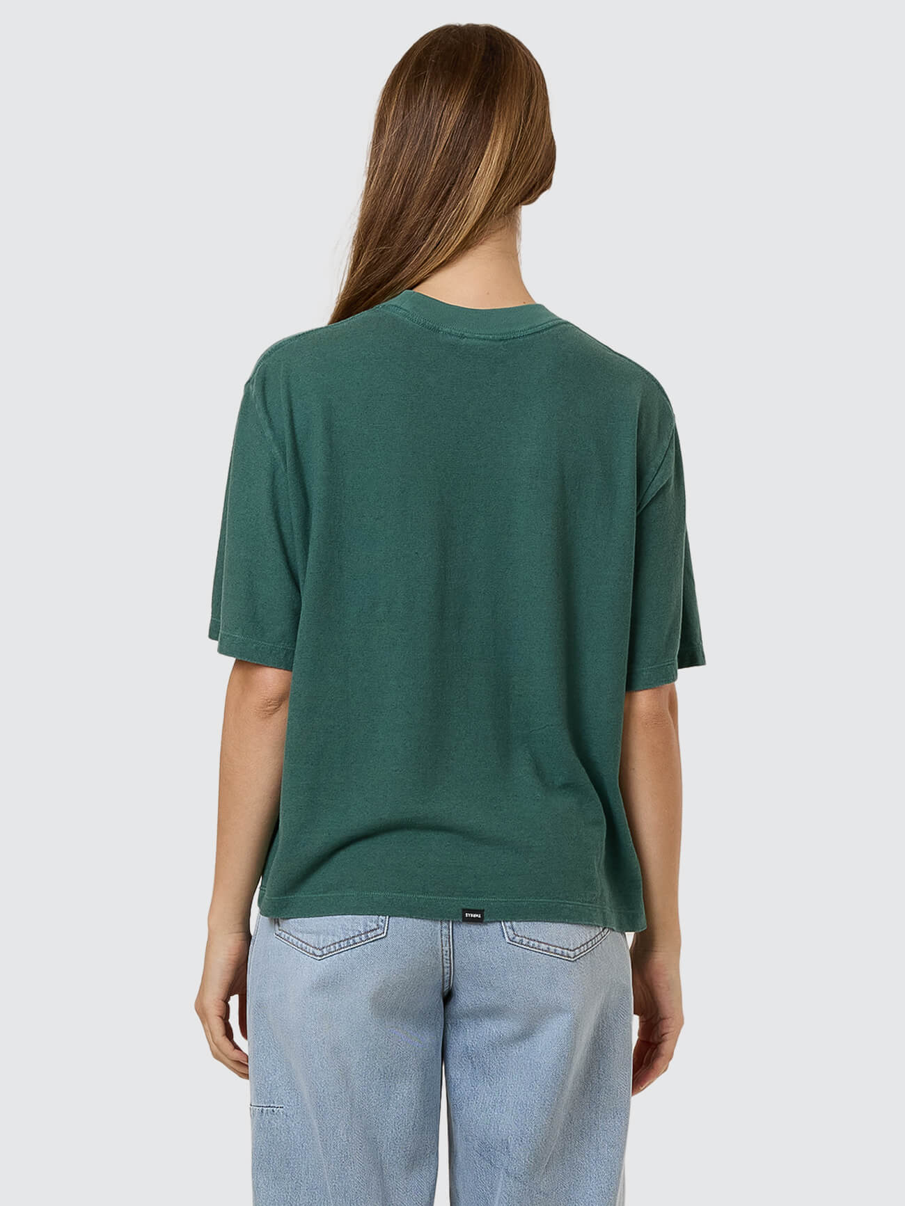 Hemp Square Tee - Sea Pine