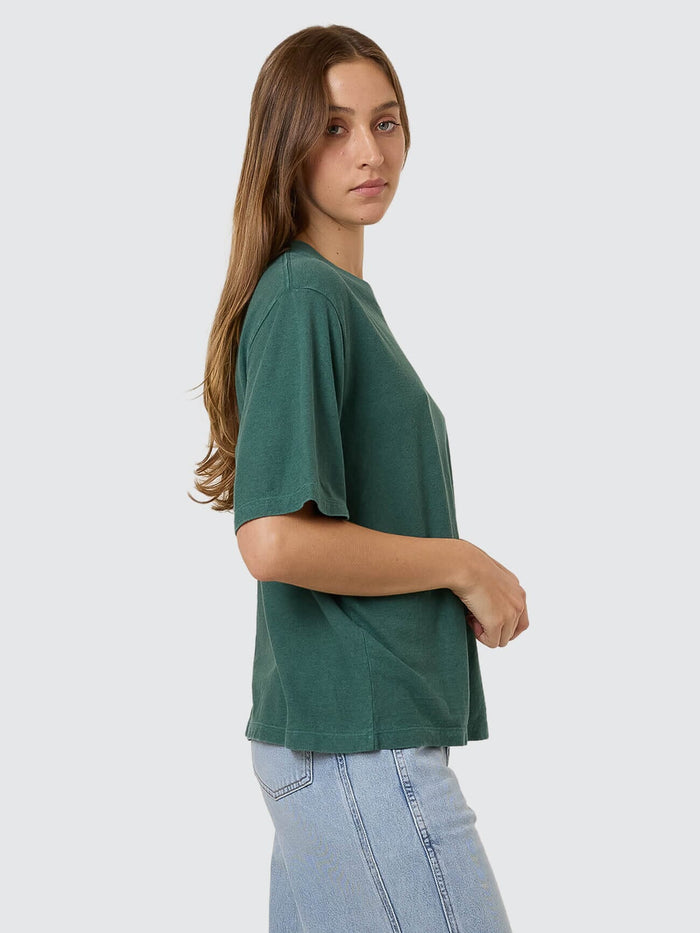 Hemp Square Tee - Sea Pine