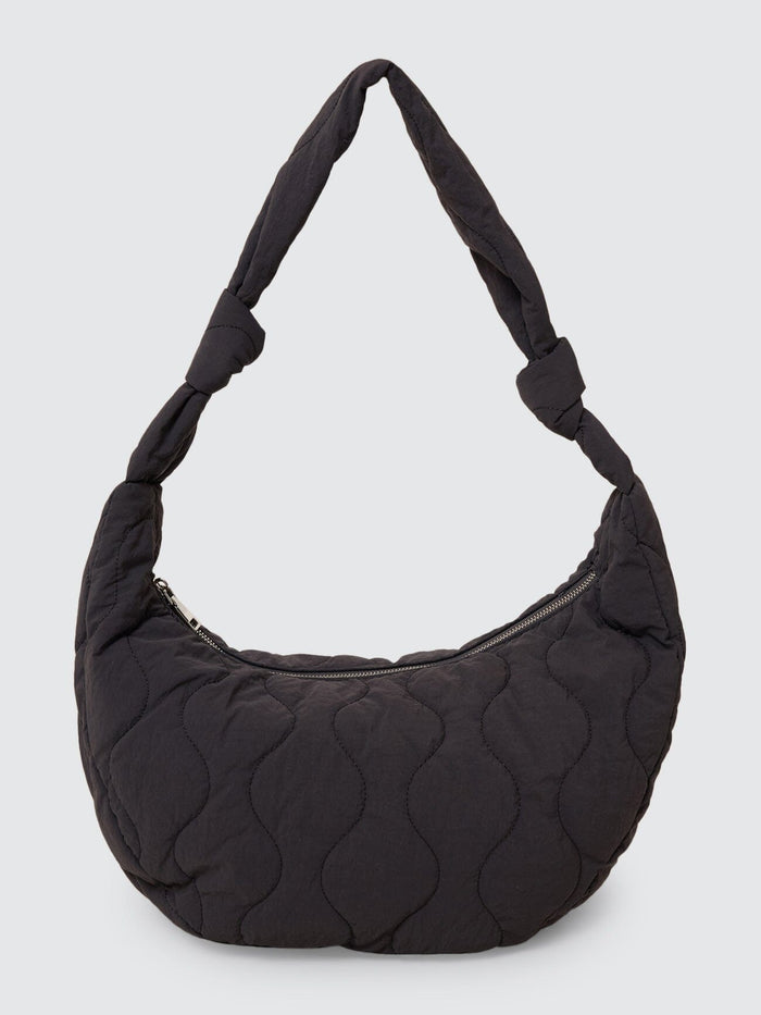 Never Mind Padded Shoulder Bag - Charcoal