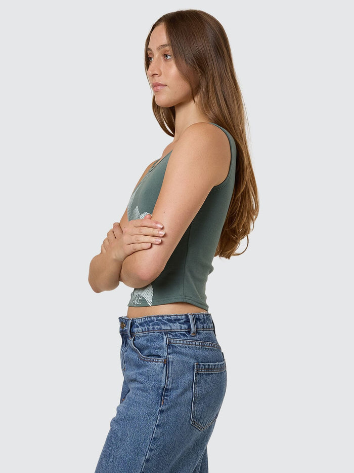 Infinite Dopamine Y2K Tank - Sea Pine 4