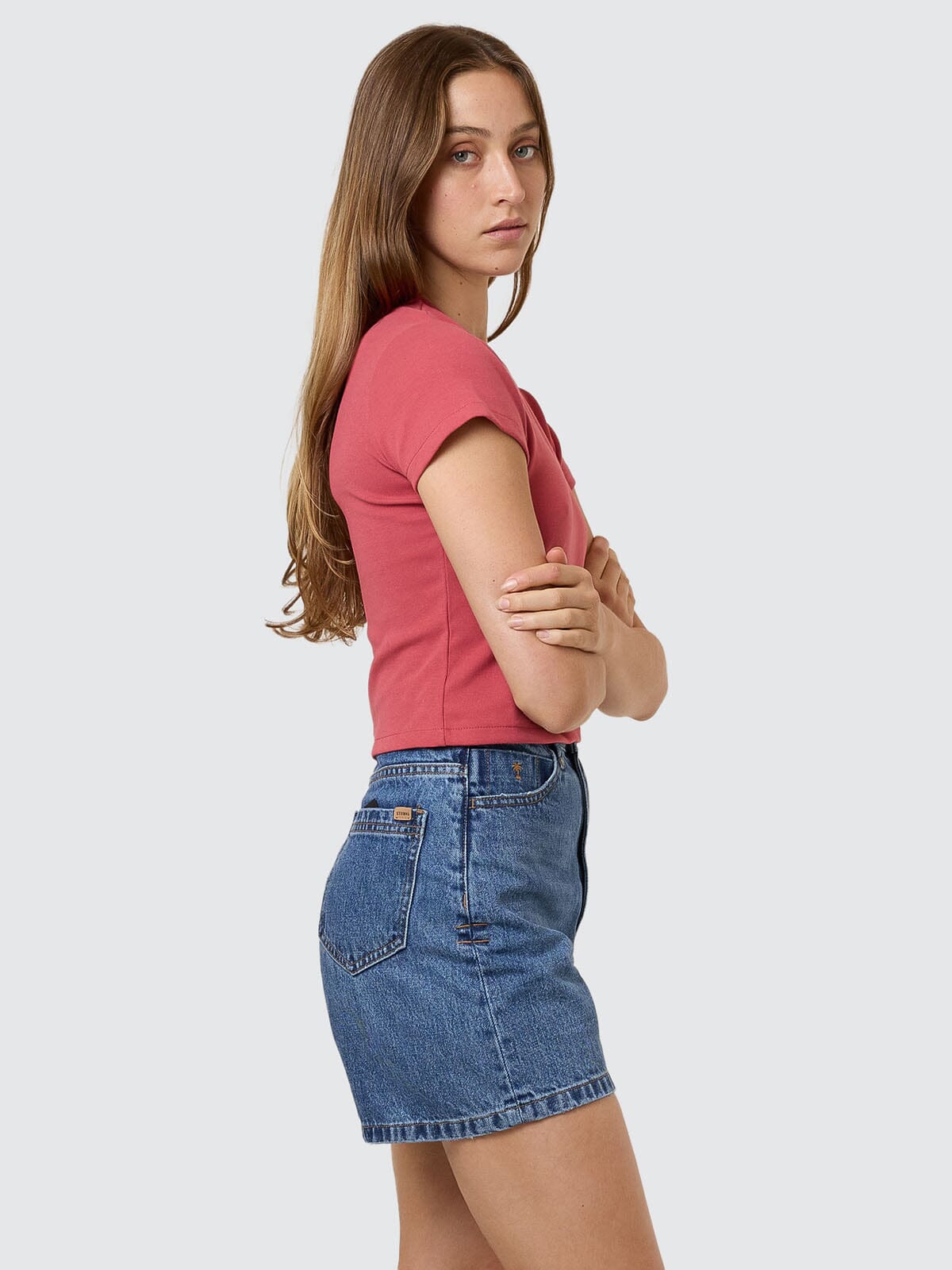 Minimal Thrills Mini Tee - Redwood 4