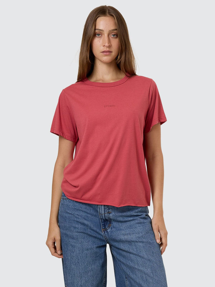 Minimal Thrills Relaxed Tee - Redwood 4