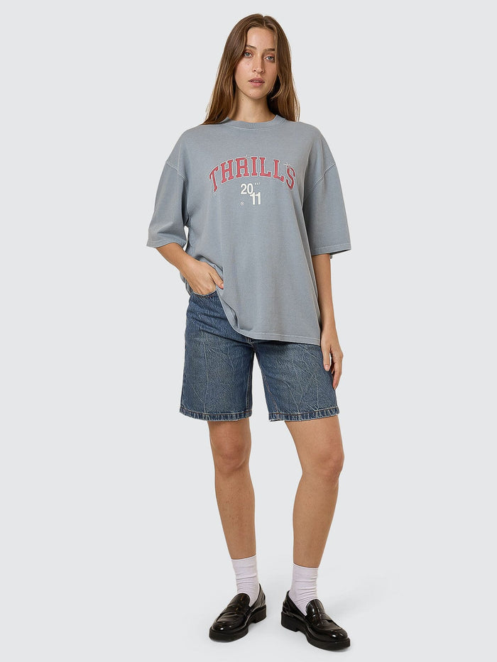 Stadium Oversized Tee - Smog 4