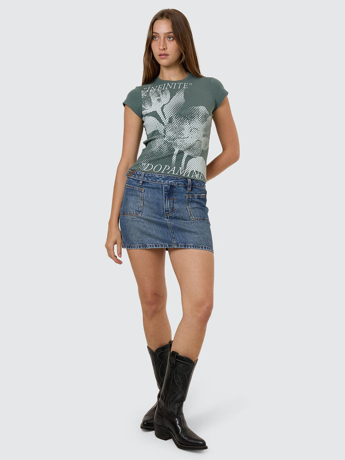 Infinite Dopamine Club Tee - Sea Pine 4
