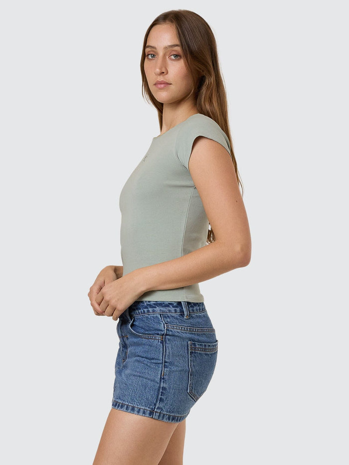 Priority Club Tee - Dirty Sage