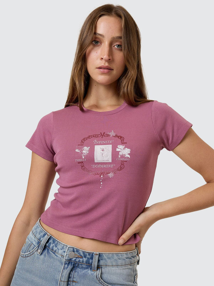Dopamine Mini Tee - Delta Berry 4
