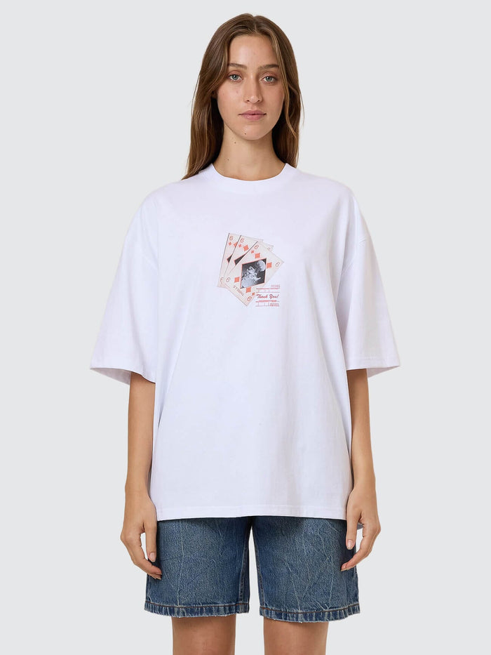 Appreciation Oversized Tee - White