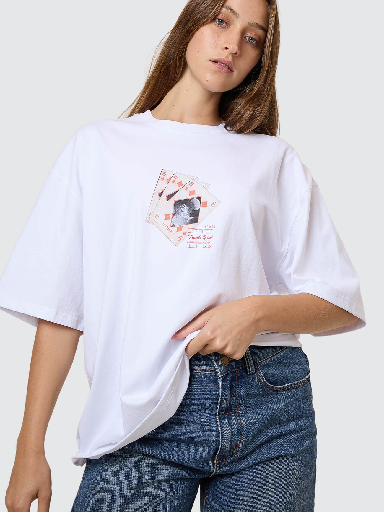 Appreciation Oversized Tee - White