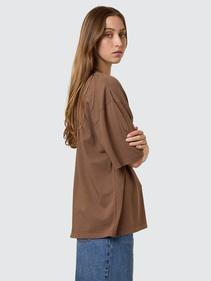Superior Thrills Oversized Tee - Trader Brown