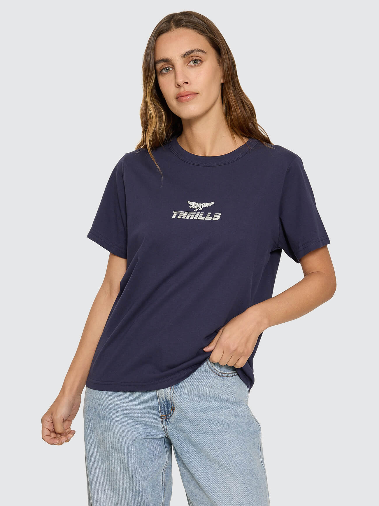 Paradise Before Anarchy Relaxed Tee - Peacoat 4