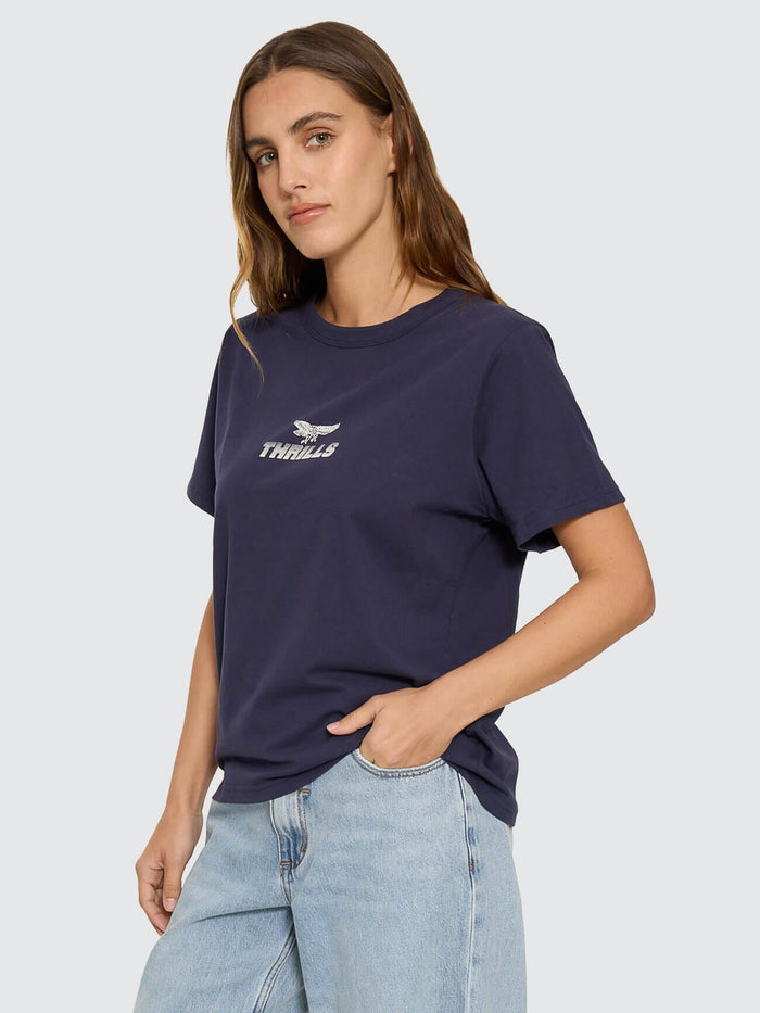 Paradise Before Anarchy Relaxed Tee - Peacoat 4