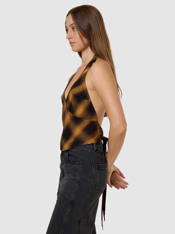 Lost Signal Halter Top - Bronze 4