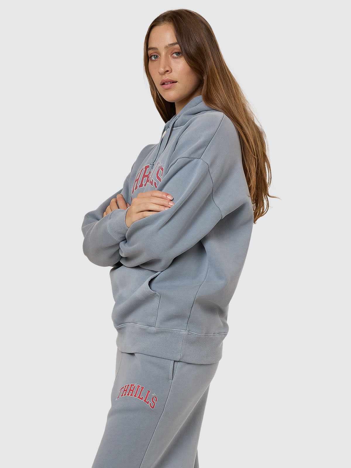 Stadium Fleece Hood - Smog 4