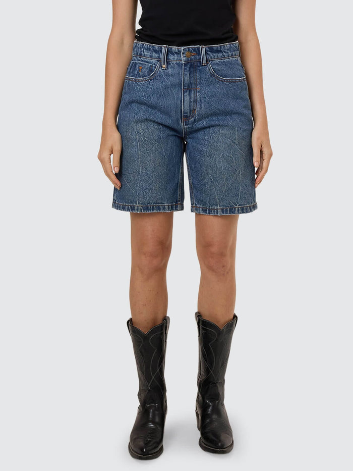 Dopamine Reagan Slouch Short - Vanish Mid Blue