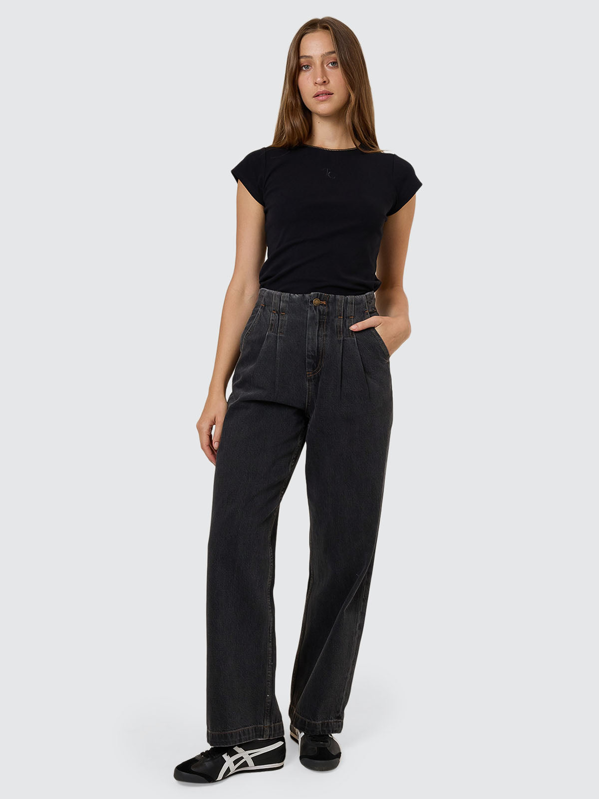 Night Shift Denim Pant - Ash Black 4