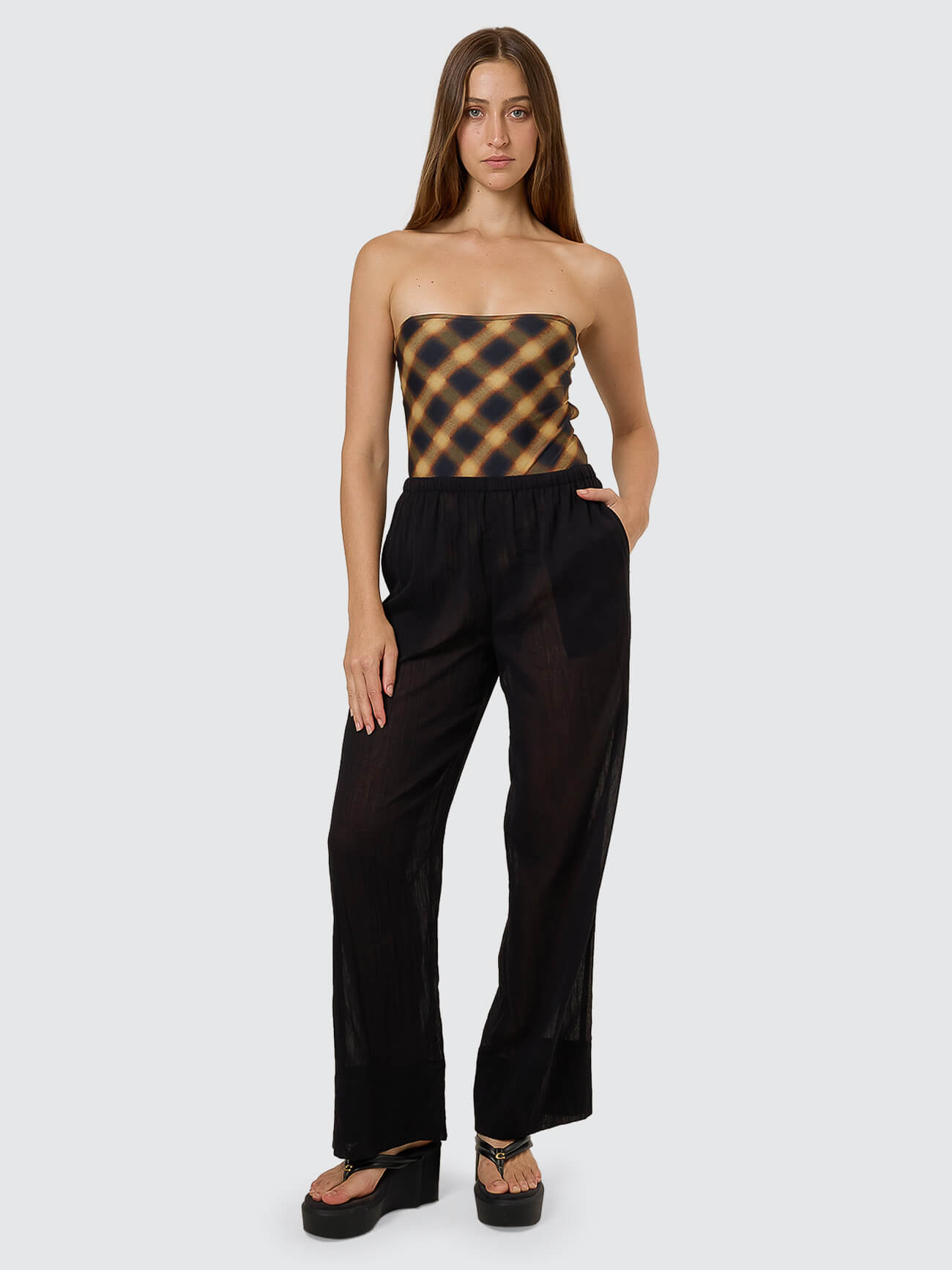 Dreamland Sheer Pant - Black