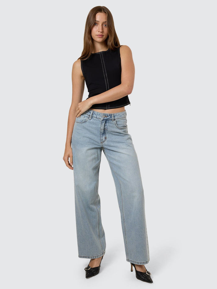 Dopamine Billie Low Rise Baggy Jean - Dusk