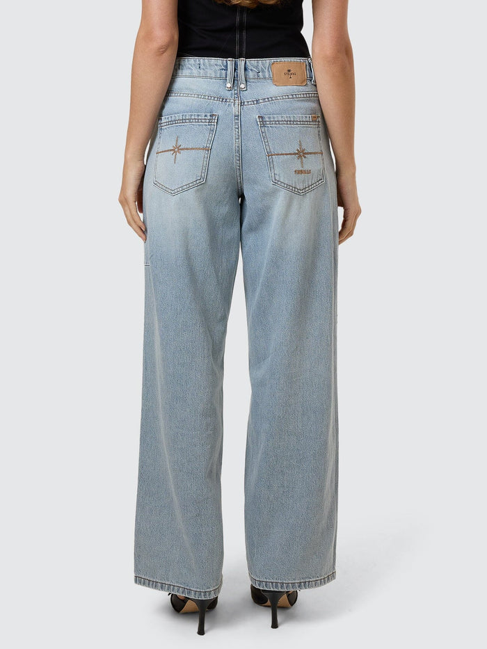 Dopamine Billie Low Rise Baggy Jean - Dusk