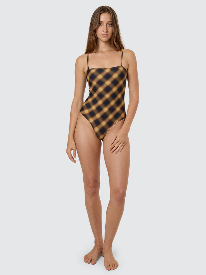 Lost Signal Strapless One Piece - Bronze 4