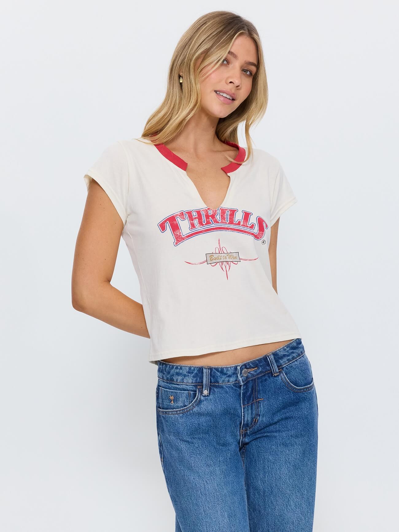 High Noon Slash Tee - Heritage White 4