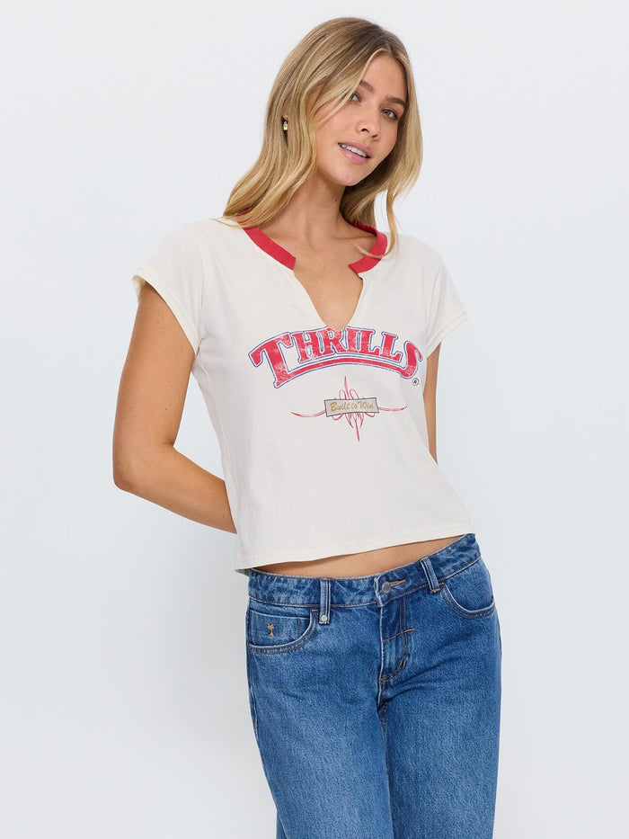 High Noon Slash Tee - Heritage White 4