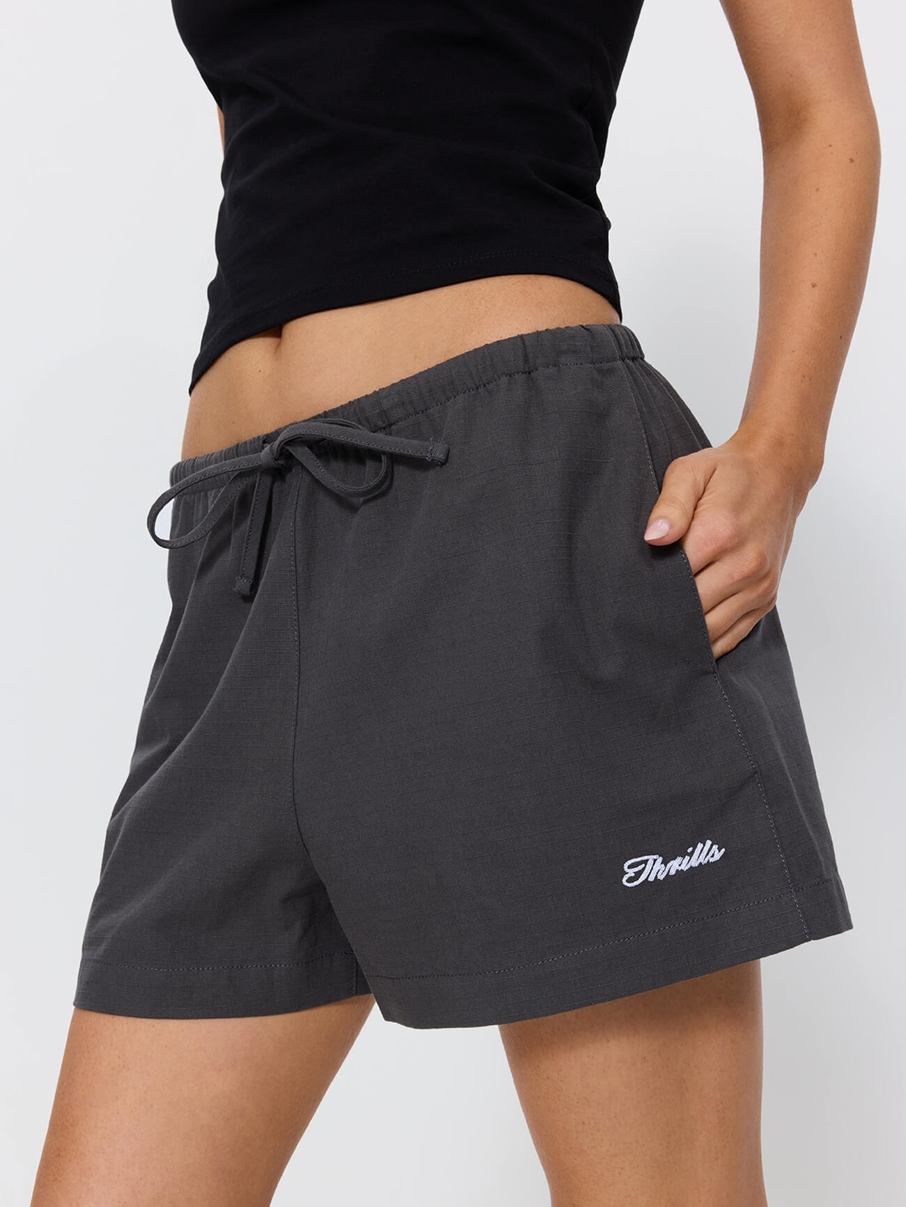 Gridlock Ripstop Short - Charcoal 4