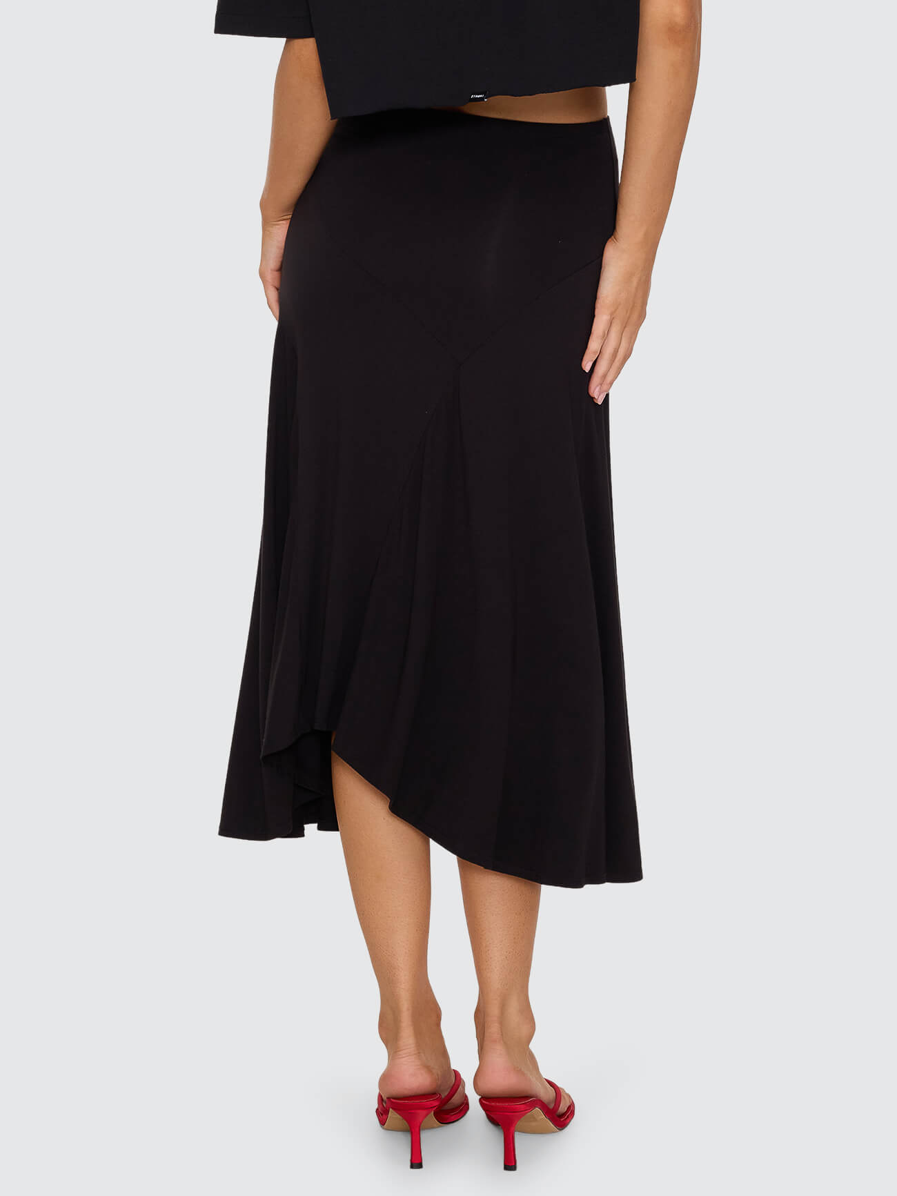 Sienna Midi Skirt - Black 4