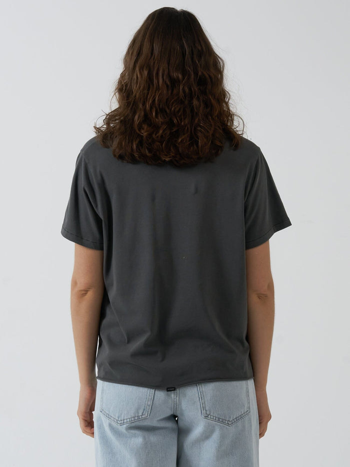Minimal Thrills Relaxed Tee - Merch Black