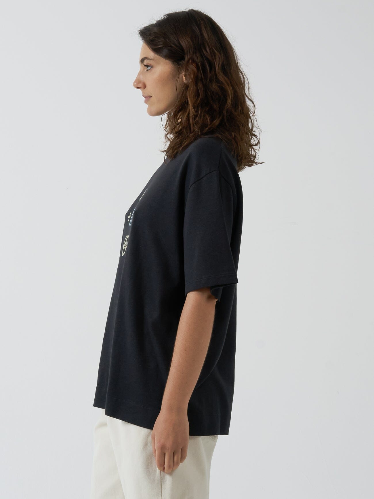 Levitation Hemp Box Tee - Washed Black