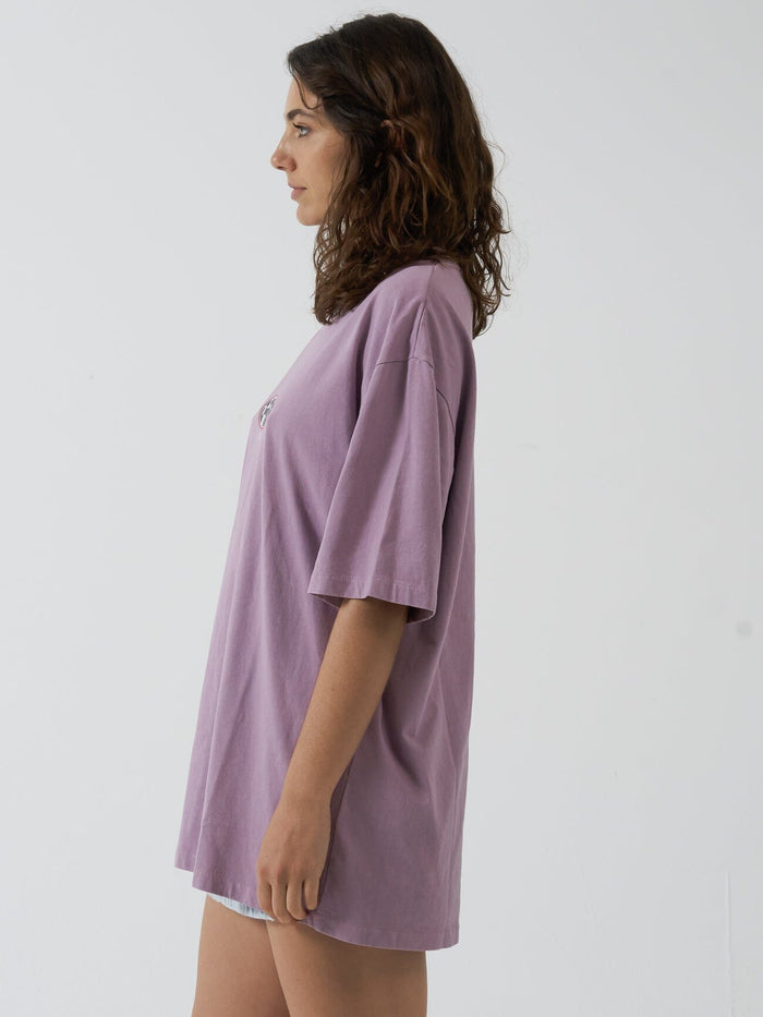 Interlock Oversized Tee - Mauve Shadows