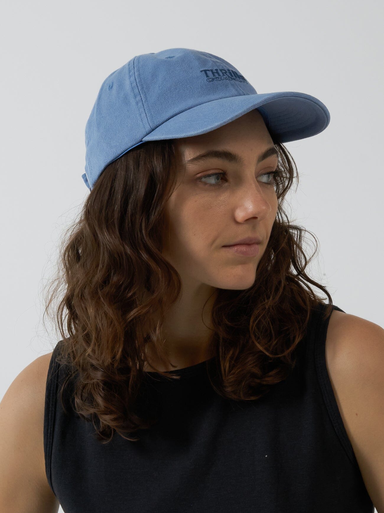 Split Decicion 6 Panel Cap - Postal Blue