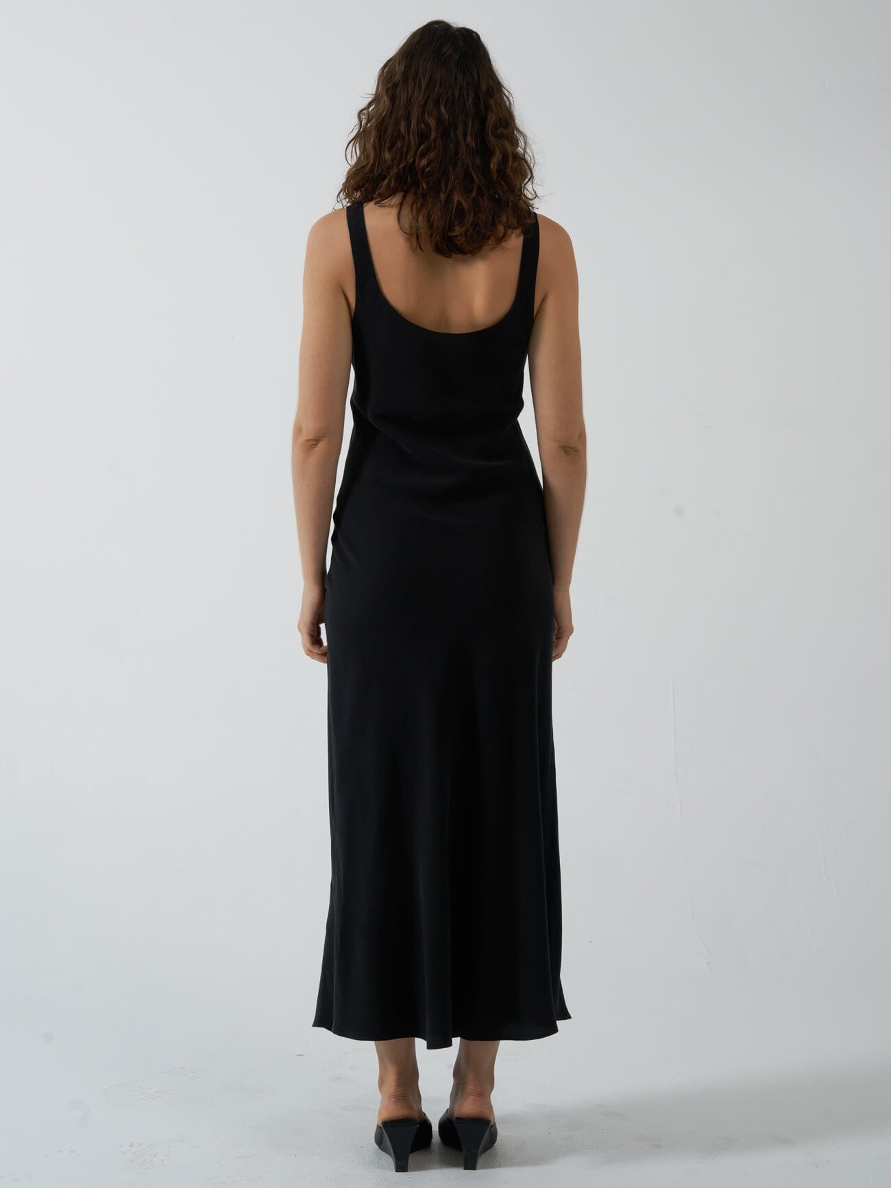 Onyx Slip Dress - Antique Black