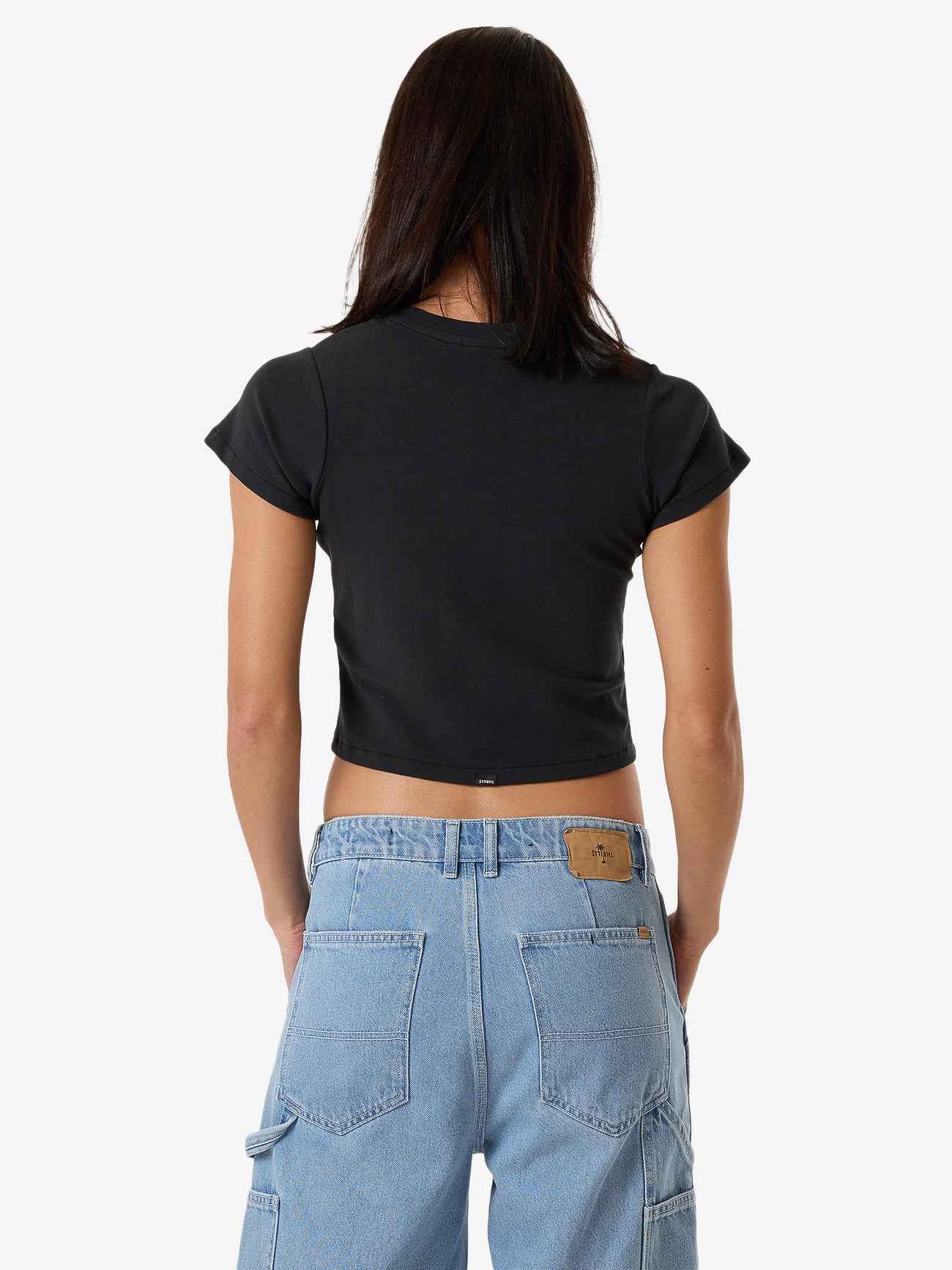 Minimal Thrills Mini Tee - Faded Black 4