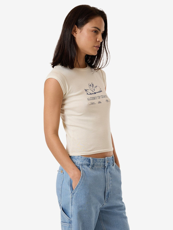 Grace And Chaos Cap Sleeve Tee - Heritage White 4