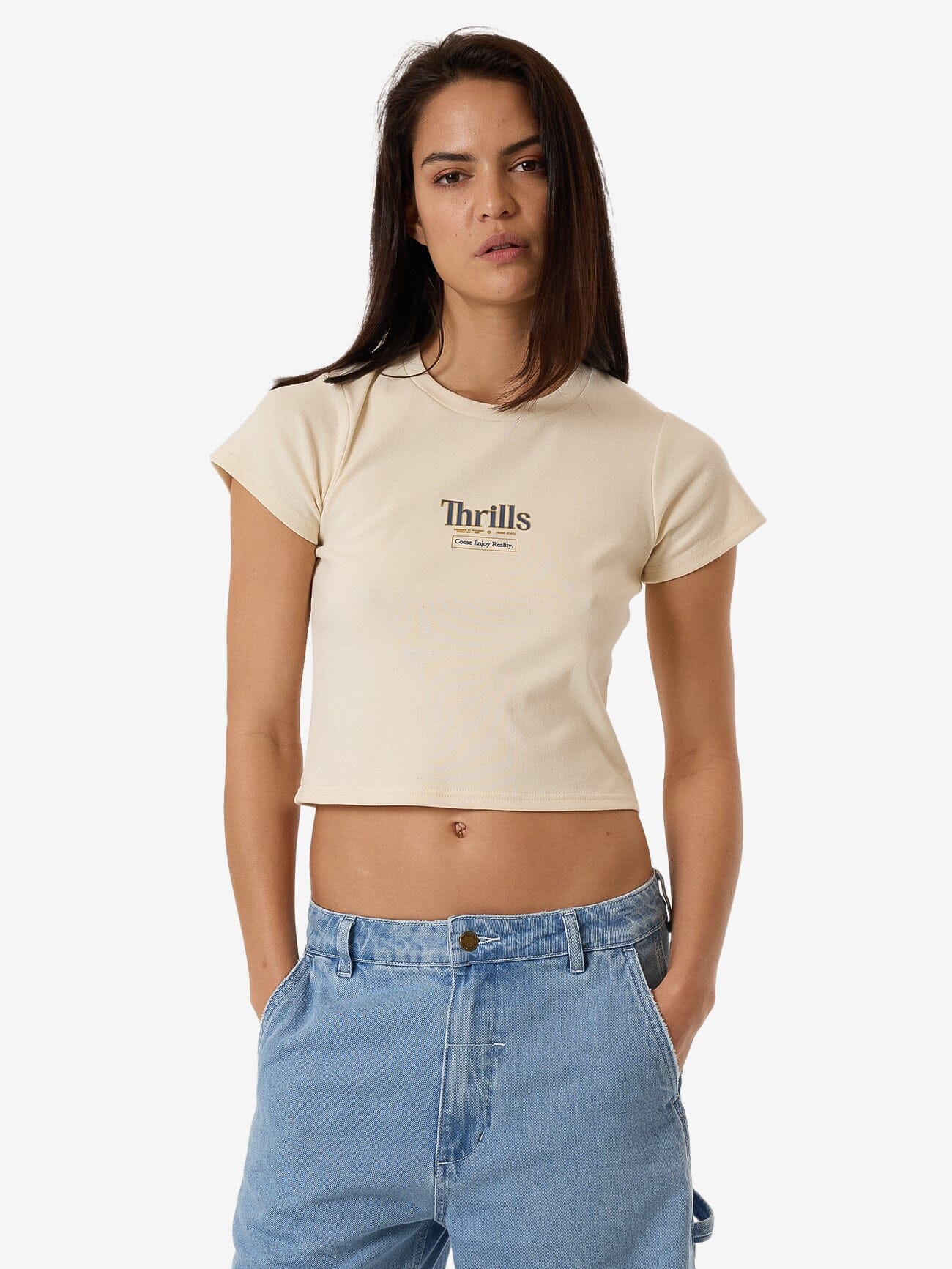 Higher Road Mini Tee - Unbleached 4