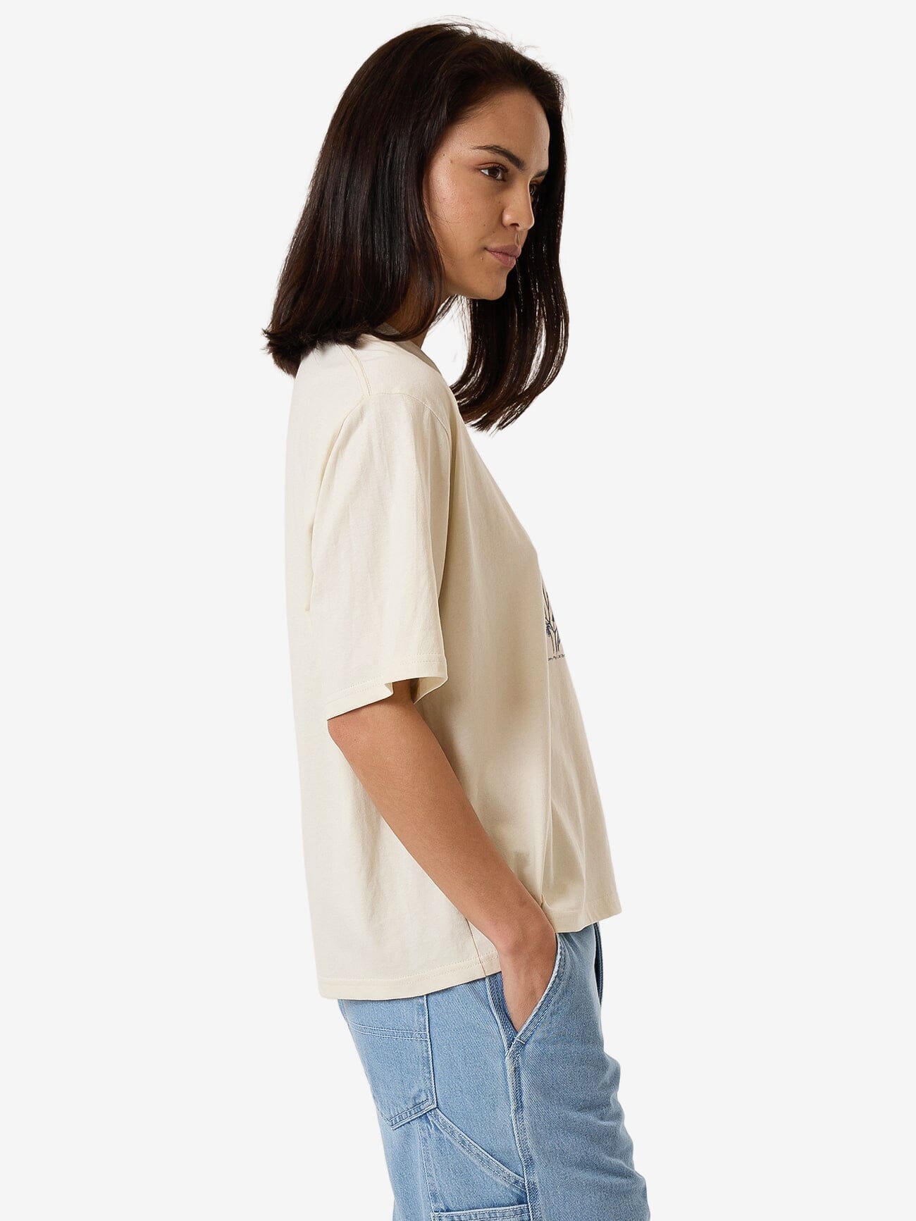 Nature Vs Nuture Square Tee - Heritage White 4